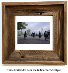 horse trail rides near me in Beecher, Michigan